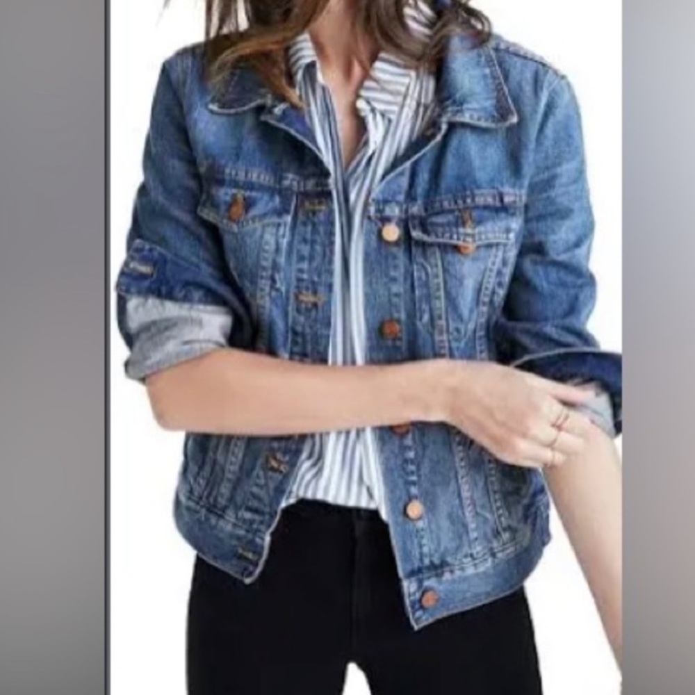 Madewell the Jean jacket in Pinter wash size medium